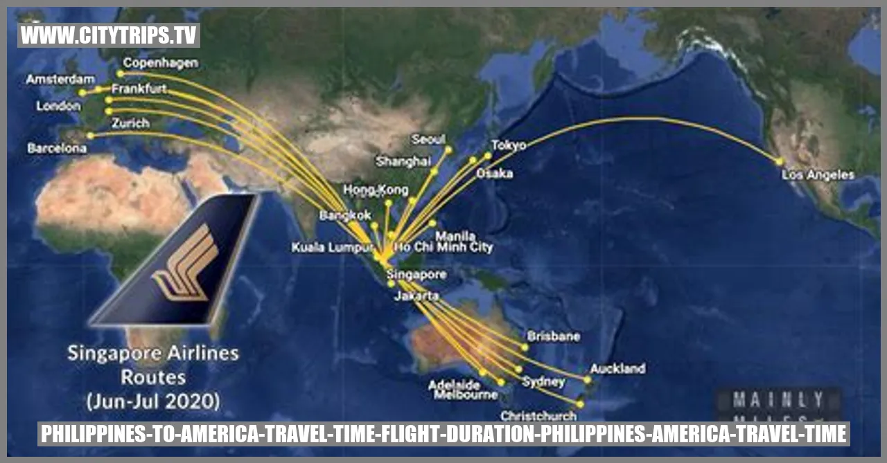 Travel Time and Flight Duration from Philippines to America